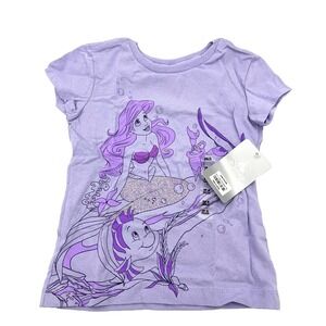 Disney Store Princess Ariel The Little Mermaid Purple T-Shirt Size XS 4